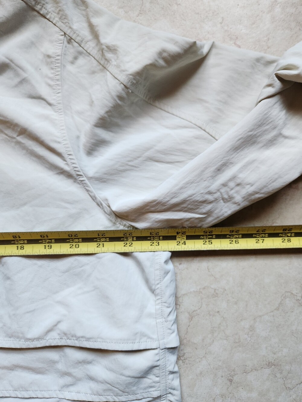Lululemon Always Effortless Jacket Off White Cream Neutral Size 12 High Neck Zip - Picture 14 of 16